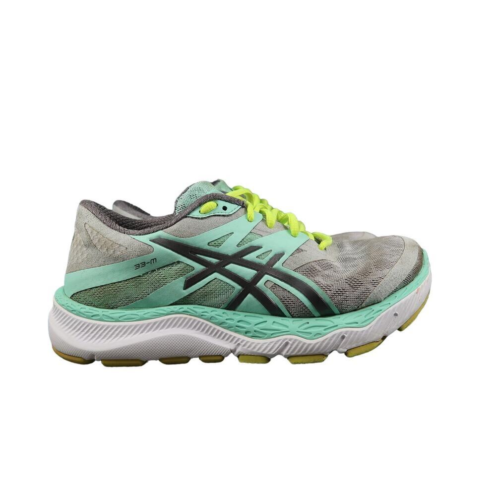 Asics Shoes Womens 6.5 Athletic Trainer 33-M Running Comfort Sport Cushion Grey